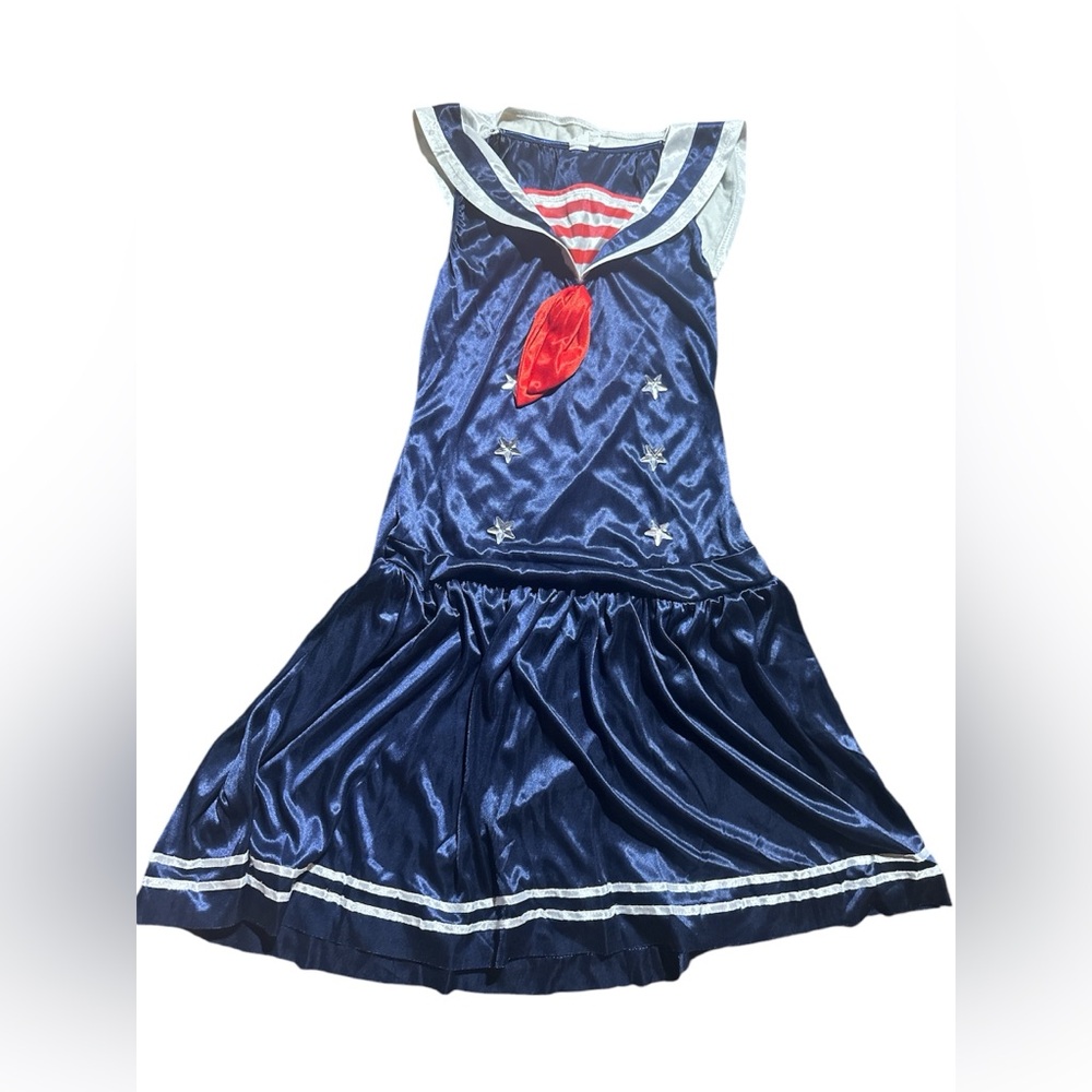 Costumes USA Sailor 1Pcs Junior Size Medium 7-9 Dress. NWOT Halloween/Cosplay